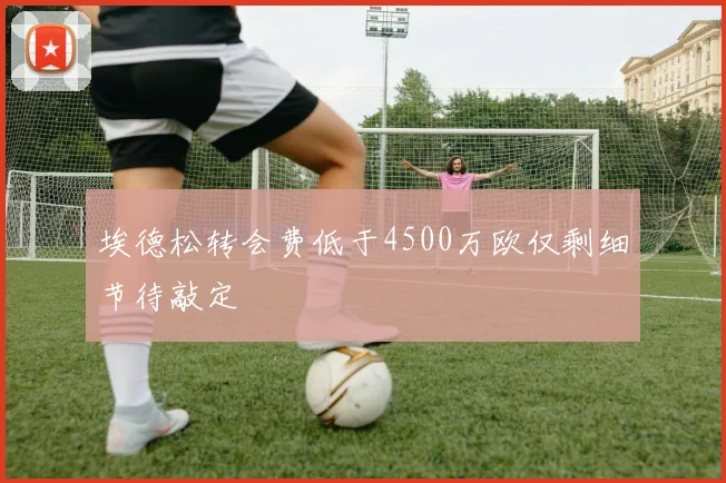 埃德松转会费低于4500万欧仅剩细节待敲定